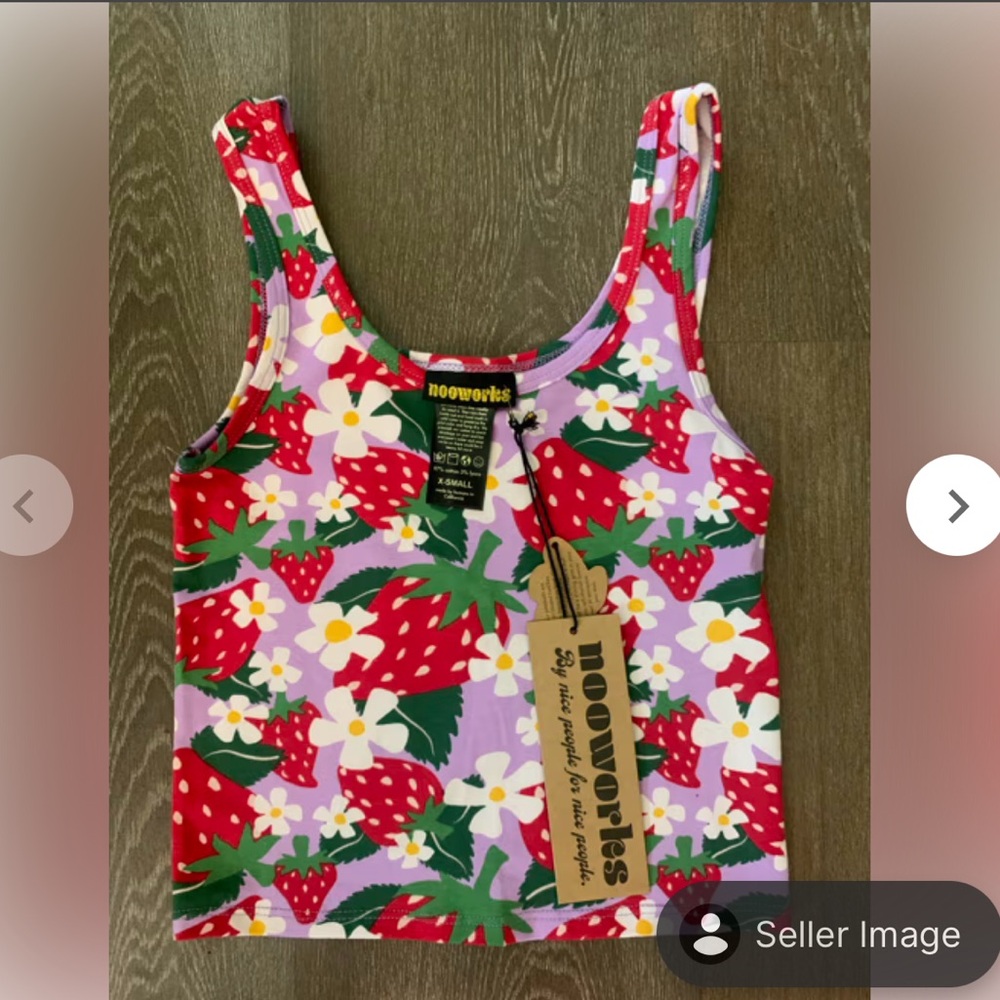 Nooworks tank top XS 🌼🍓💕